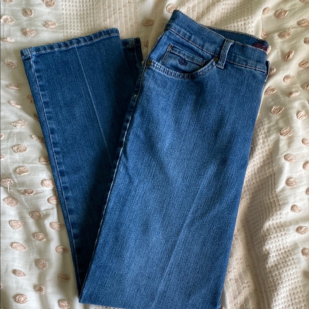 Gloria Vanderbilt Straight Leg Blue Jeans